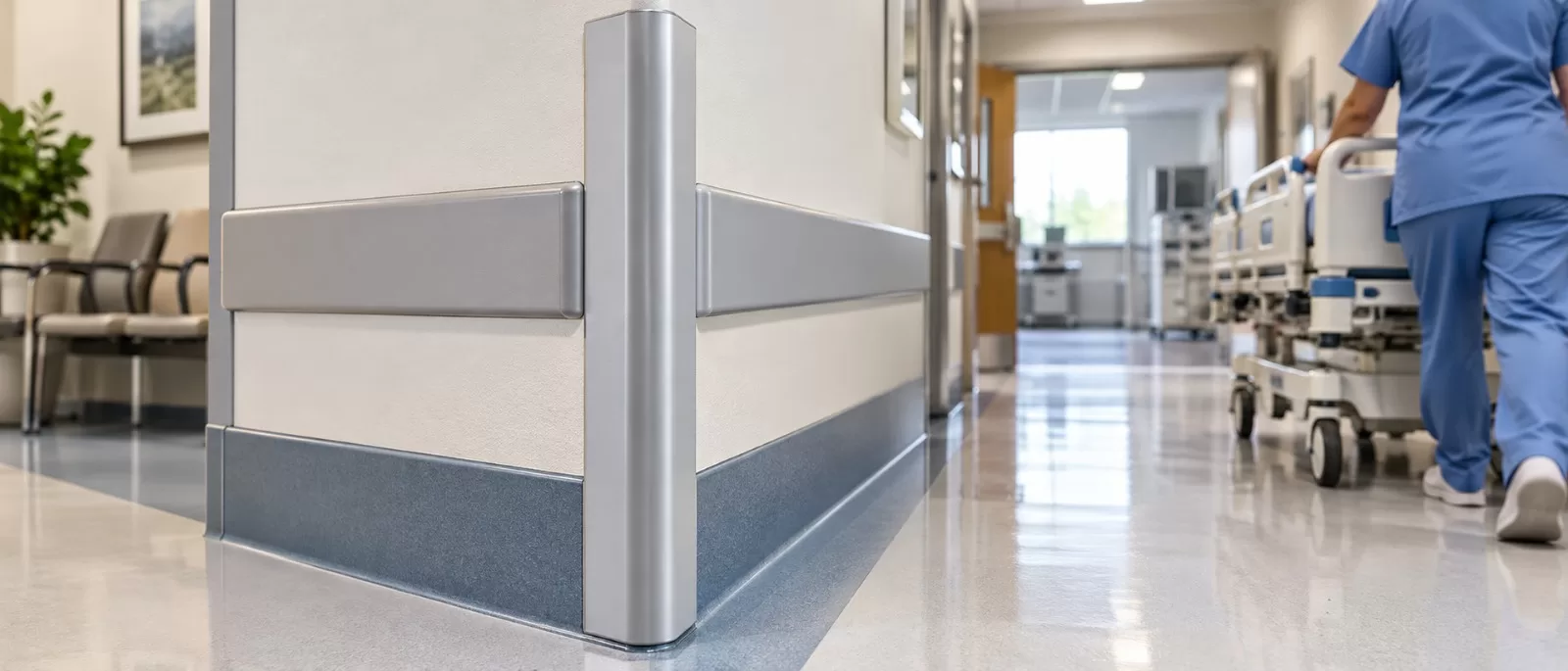 cantoneira para parede hospitalar como proteger quinas contra impactos e reduzir a manutencao