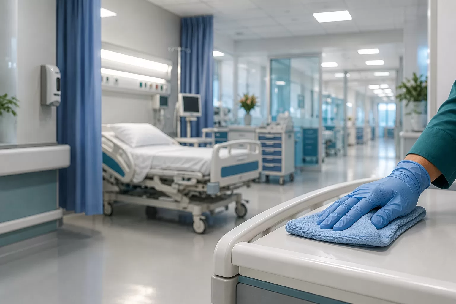 como o ambiente fisico influencia o controle de infeccoes hospitalares