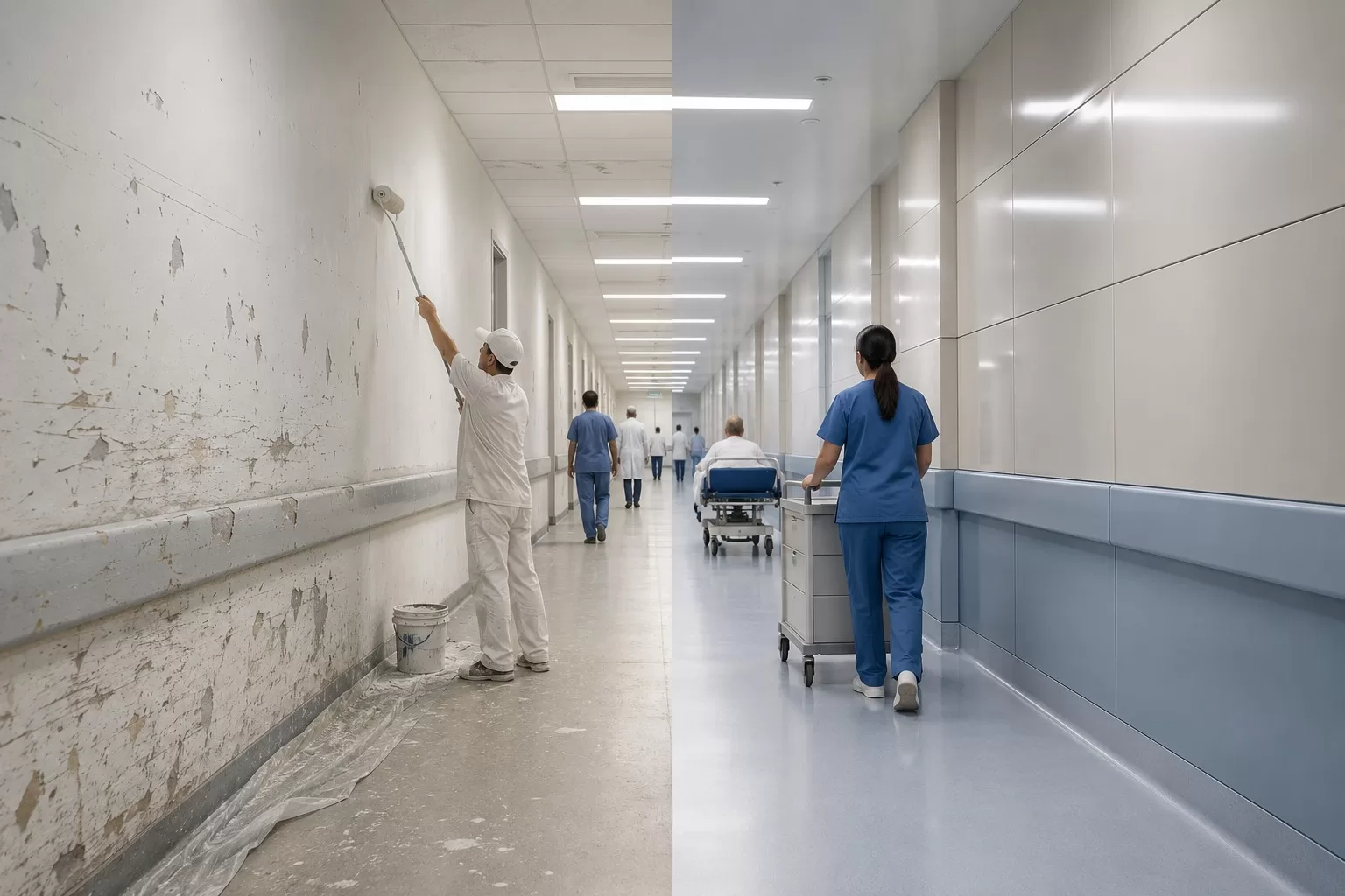 quanto custa corredor hospitalar 20 anos