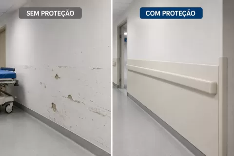 custo invisivel manutencao hospitalar protecao paredes